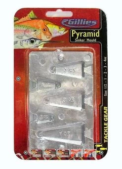 Gillies Sinker Mould Range 16 Gillies Sinker Mould Range -Angling Discount Store 27PYR