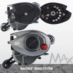 Abu Garcia Max 4 Pro Baitcaster -Angling Discount Store AbuGarica Max4 40 LP Brake info