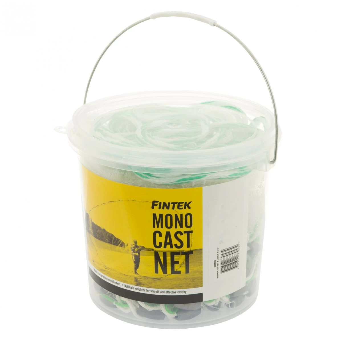 Jarvis Walker Fintek 3/4inch Mono Bottom Pocket Cast Net 3 Jarvis Walker Fintek 3/4inch Mono Bottom Pocket Cast Net