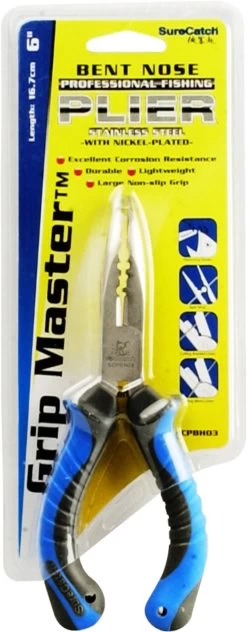 Sure Catch 6inch Bent Nose Multi Plier SCPH03 Grip Master 10 Sure Catch 6inch Bent Nose Multi Plier SCPH03 Grip Master -Angling Discount Store bent nose 6inch