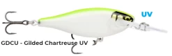 Rapala Shad Rap Elite -Angling Discount Store chartreuse