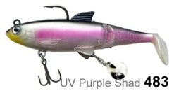 Molix Shad 100 11 Molix Shad 100 -Angling Discount Store molix shad 100 UV Purple Shad