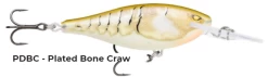 Rapala Shad Rap Elite -Angling Discount Store plated bone