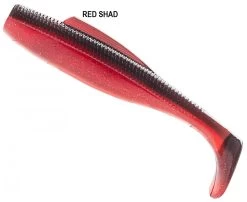 Zman DieZel MinnowZ 4inch -Angling Discount Store red shad