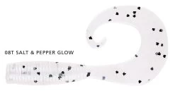 Shimano Squidgies Bio-Tough Grub -Angling Discount Store salt n pepper glow