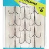 Shinto Pro 3x Black Nickel Trebles -Angling Discount Store shinto pro treble 3x strong bn hooks 2