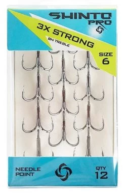 Shinto Pro 3x Black Nickel Trebles