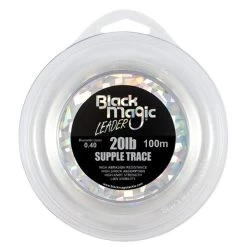 Black Magic Mono Leader Supple -Angling Discount Store supple trace leader 20lb new label