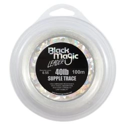Black Magic Mono Leader Supple -Angling Discount Store supple trace leader 40lb new label