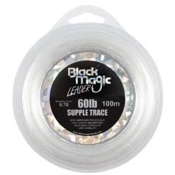 Black Magic Mono Leader Supple -Angling Discount Store supple trace leader 60lb new label