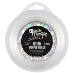 Black Magic Mono Leader Supple -Angling Discount Store supple trace leader 80lb new label