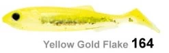 Molix Real Thing Shad 4.5inch -Angling Discount Store yellow gold flake